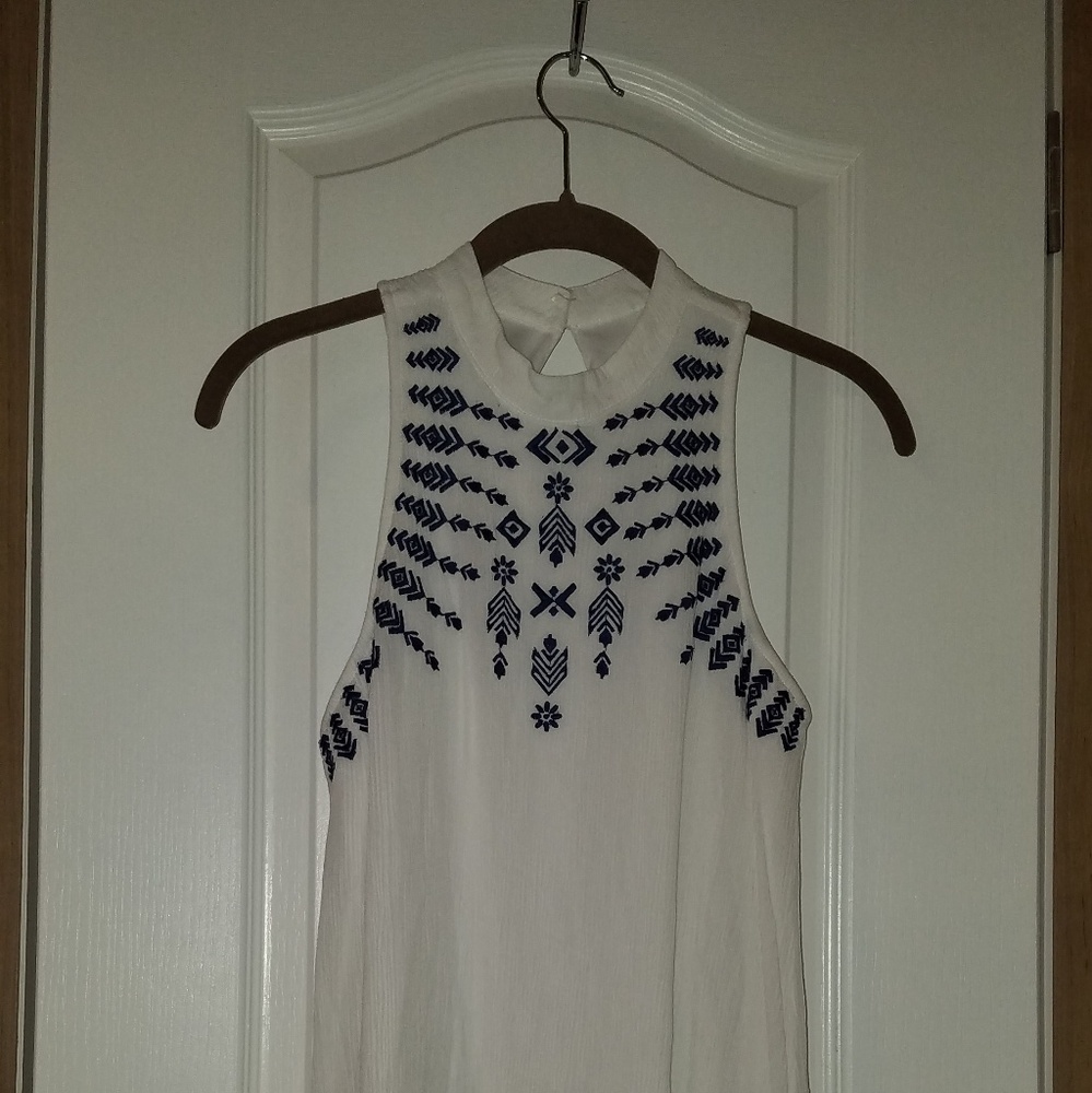 White Shift Dress